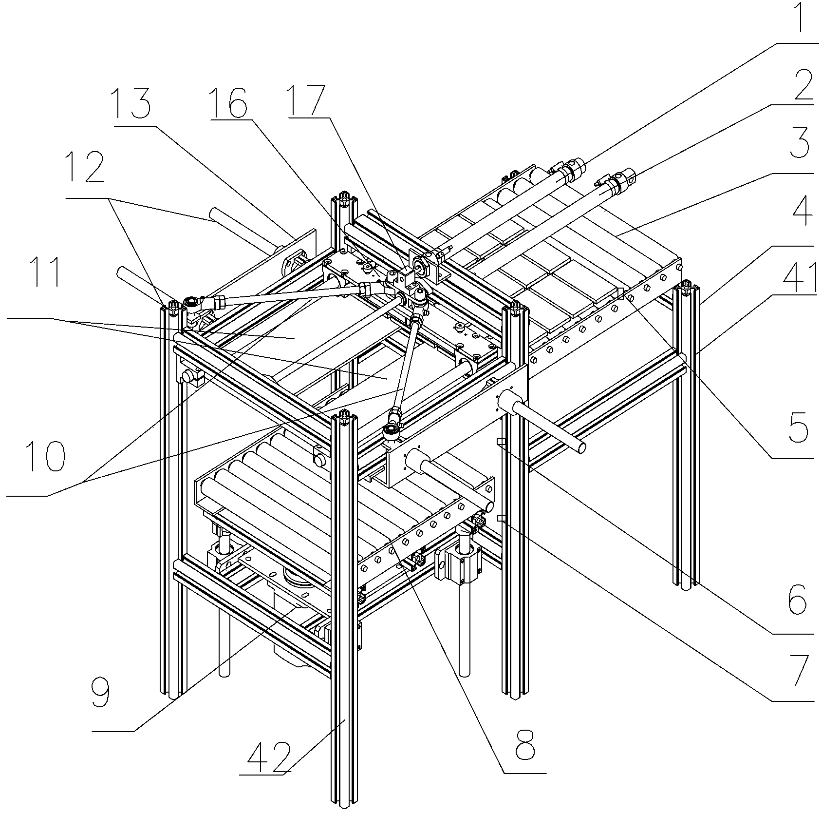 Piler for small tile package and control method