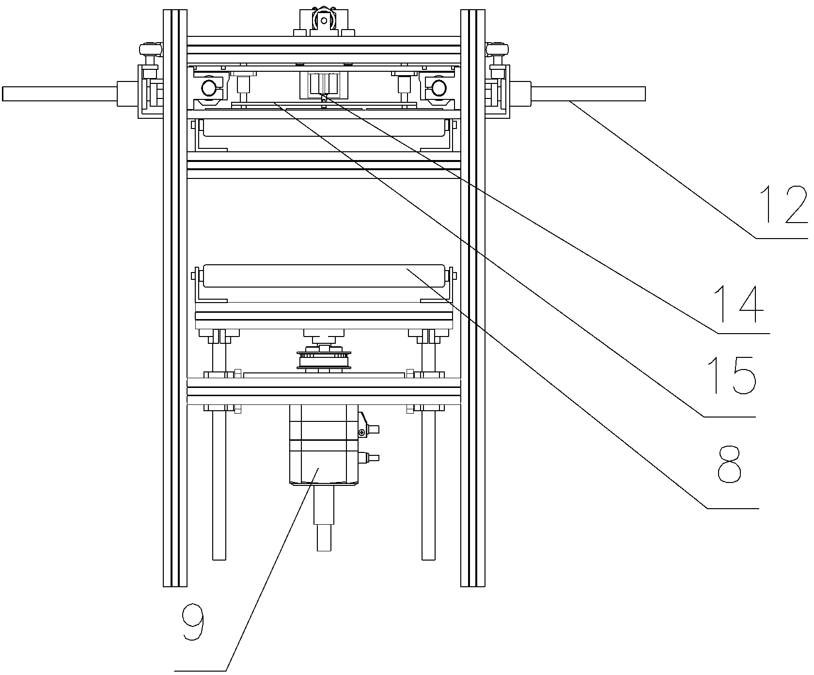 Piler for small tile package and control method