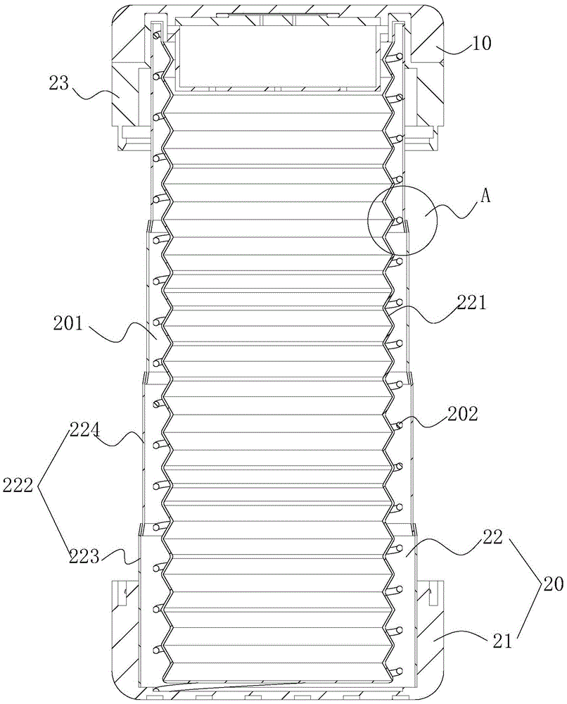 Compressive water cup