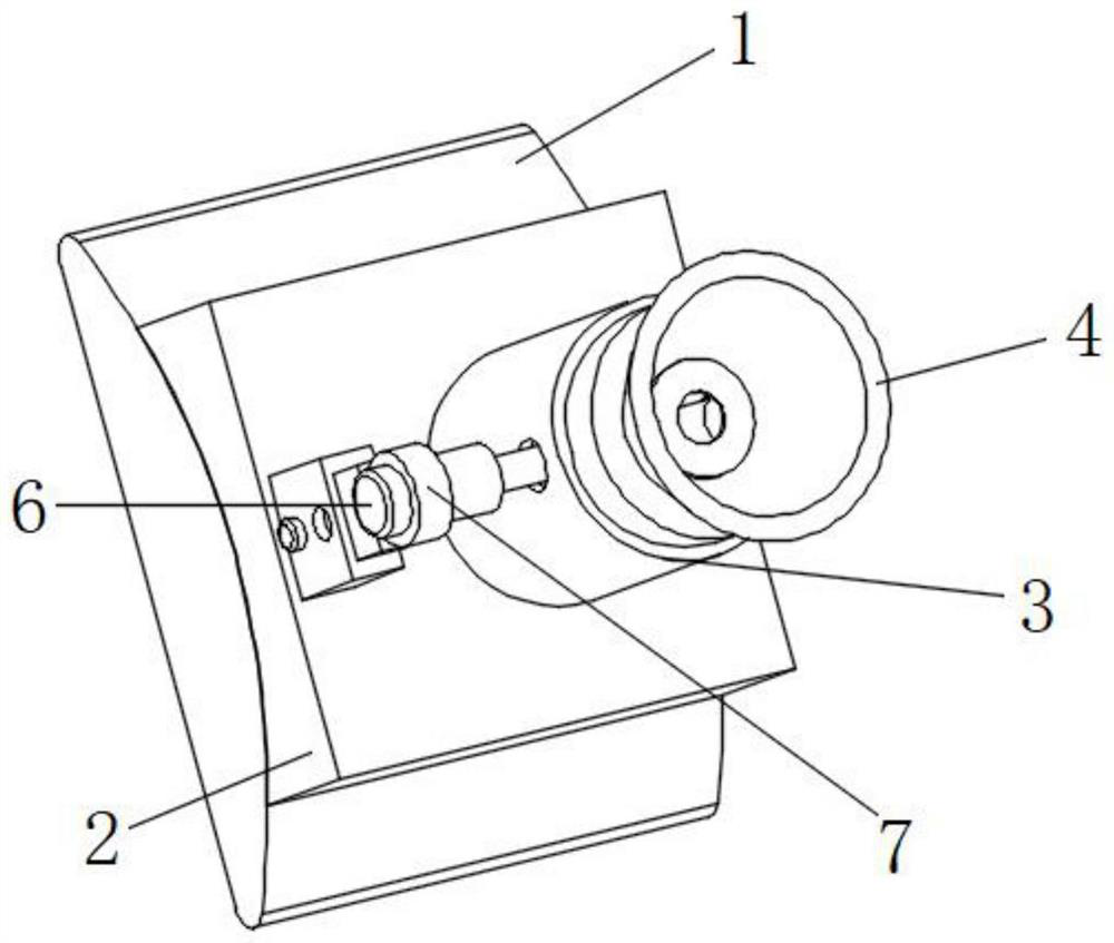 Tennis training device with rotatable tennis ball