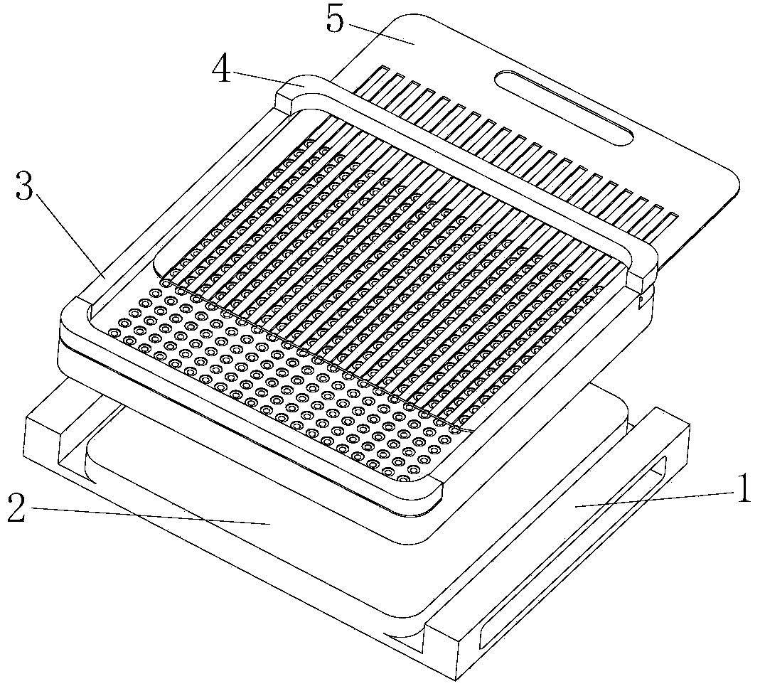 Device and method for arraying and combining screw, spring pad and flat pad