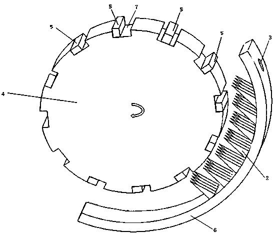 A roller tile used for bonding oil channel stays