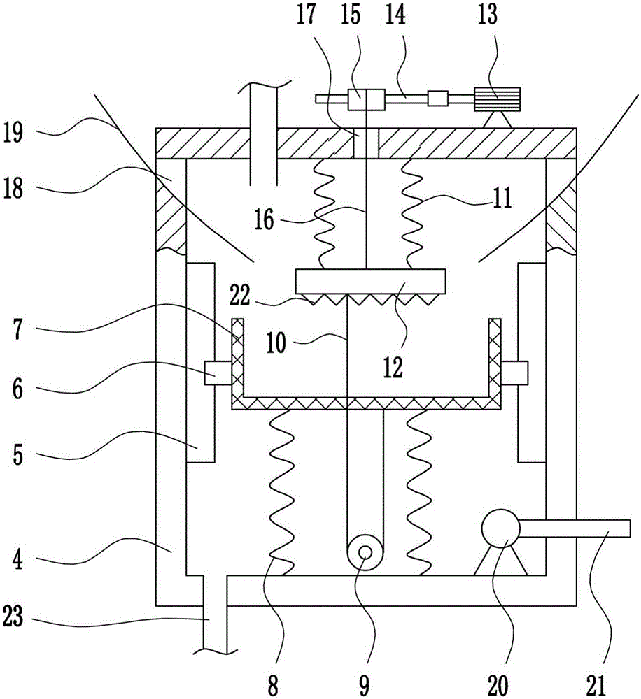 Heat dissipation device of big data human-computer machine
