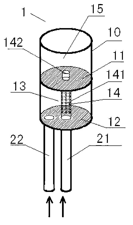 Simple reinforced type blast furnace top burning torch