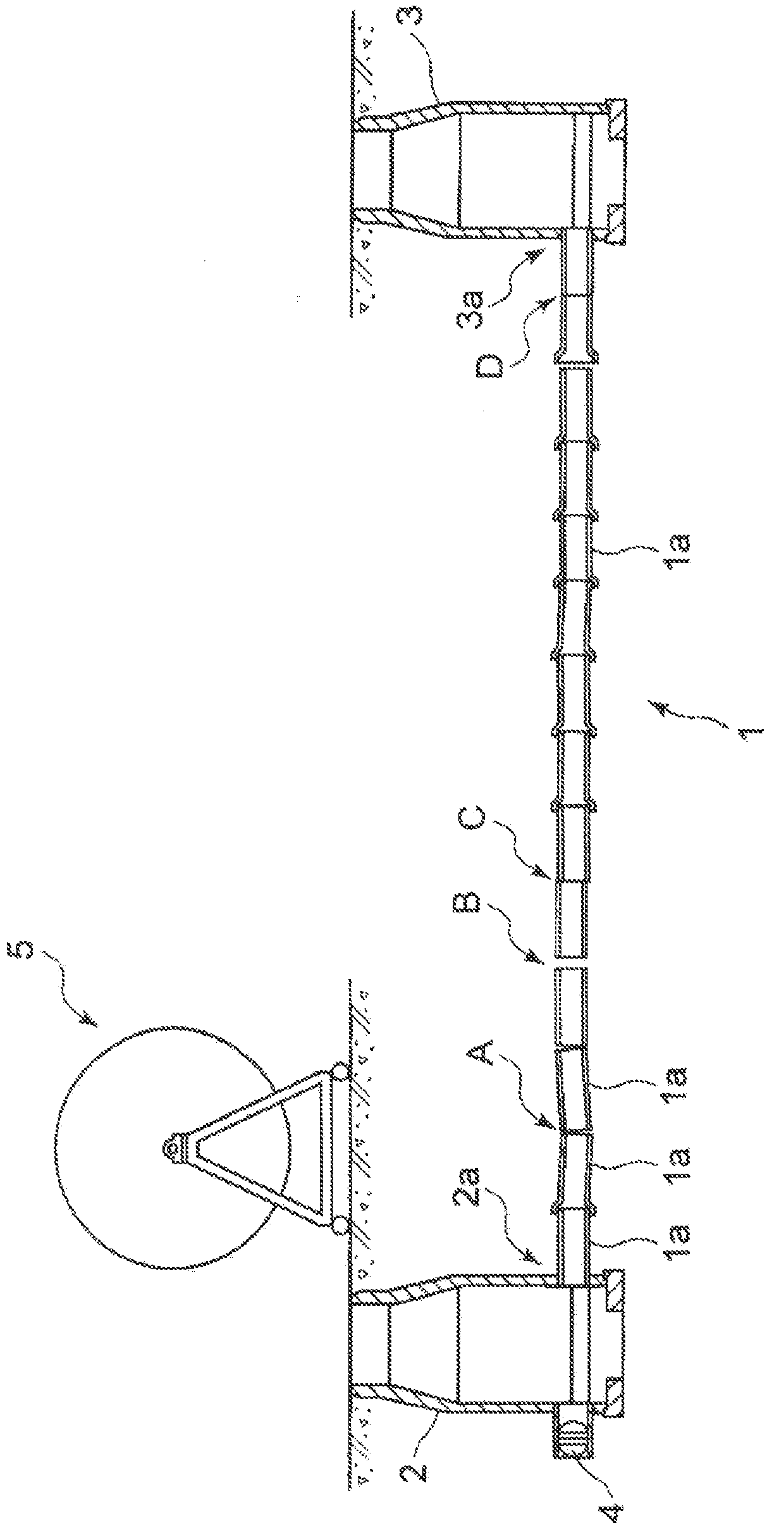 Method for pulling in restoration pipe, and restored pipeline