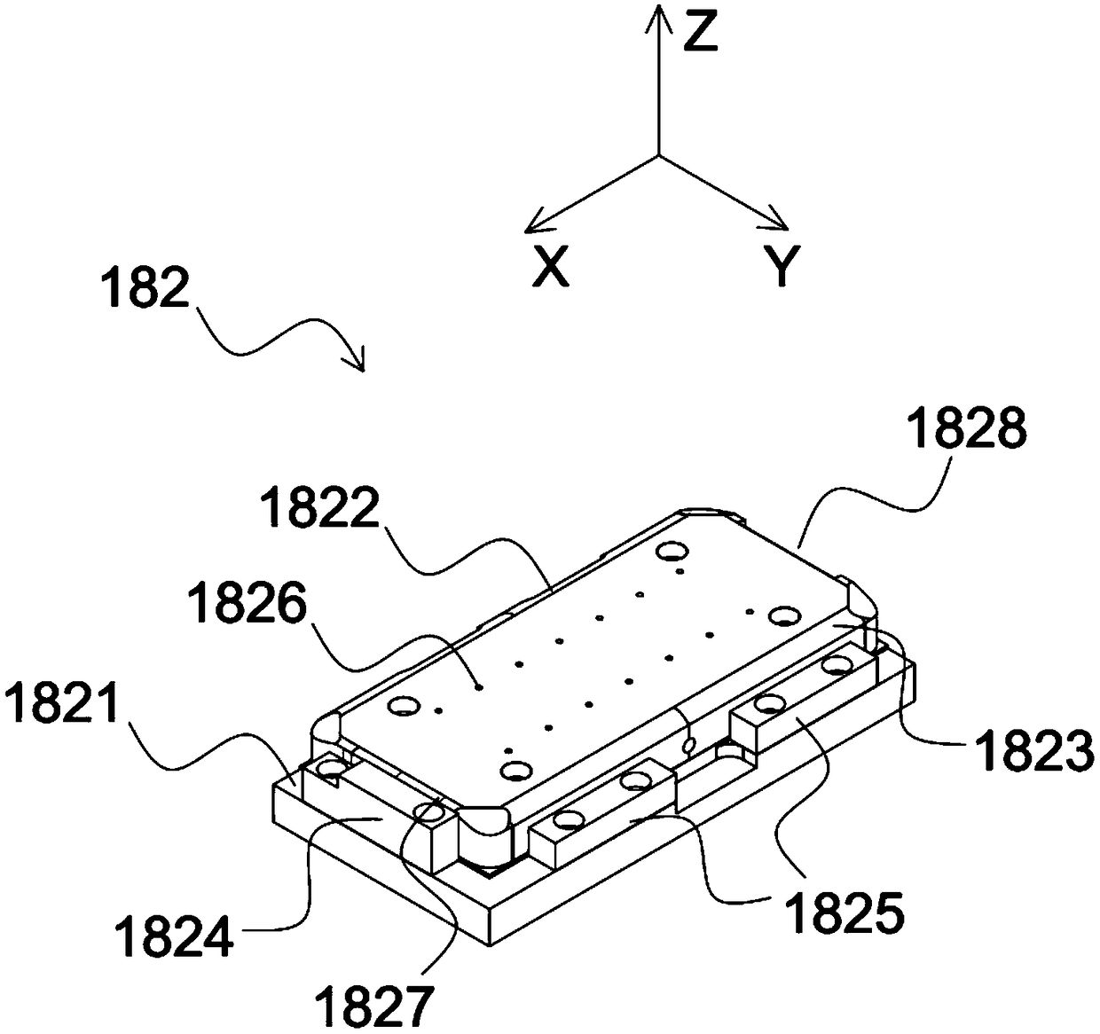 Concave jig for bearing 3D curved glass