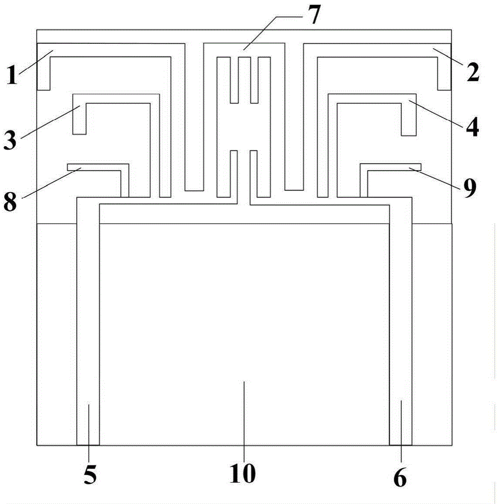 Triple-band MIMO (Multiple Input Multiple Output) antenna used for WLAN (Wireless Local Area Network) and WIMAX (World Interoperability for Microwave Access)