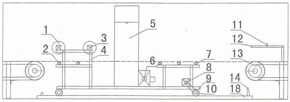 Continuous production line automatic foam cutting method capable of improving production efficiency and cutting precision