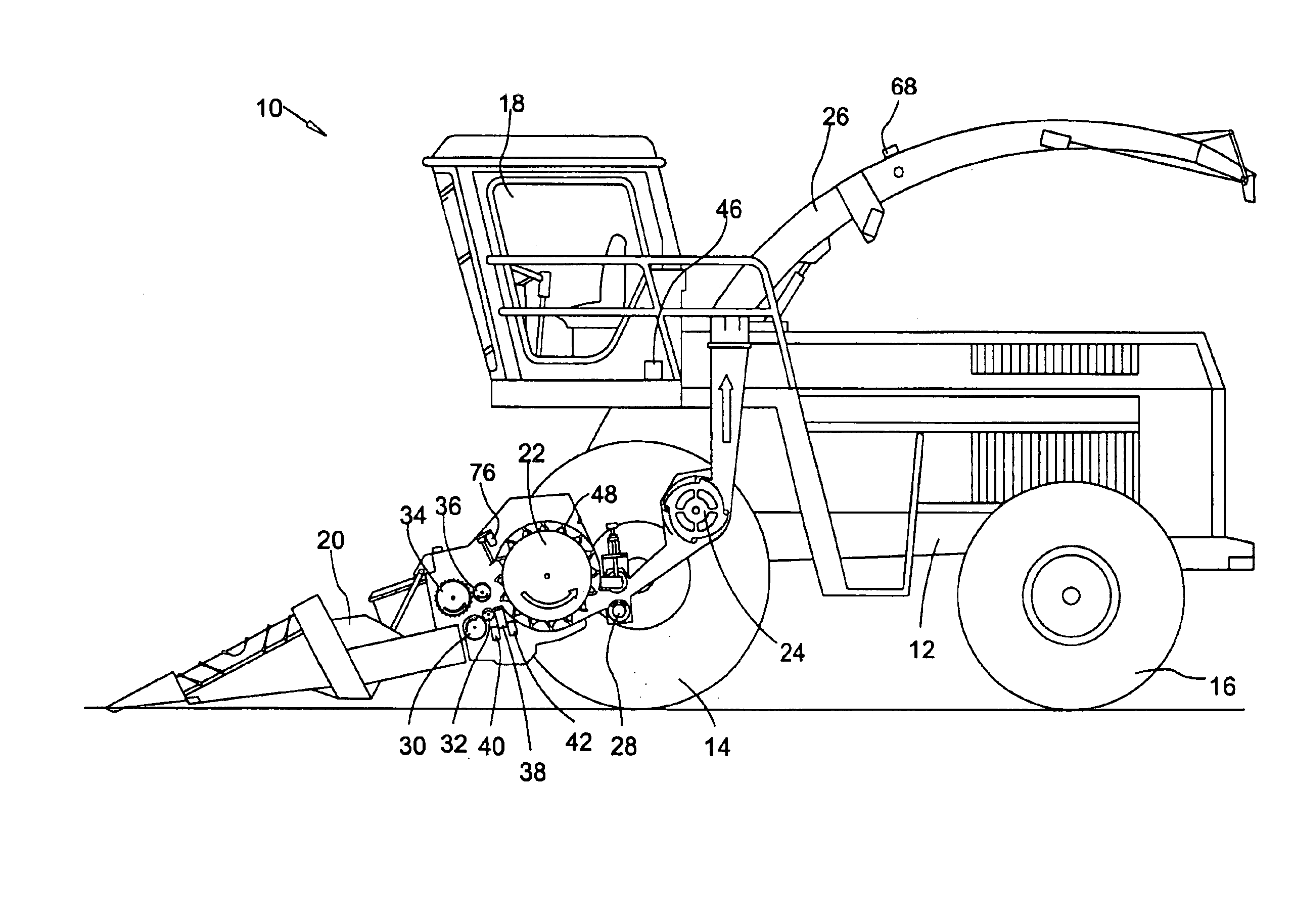 Device for measuring and/or checking the distance between a shear bar and a chopping knife