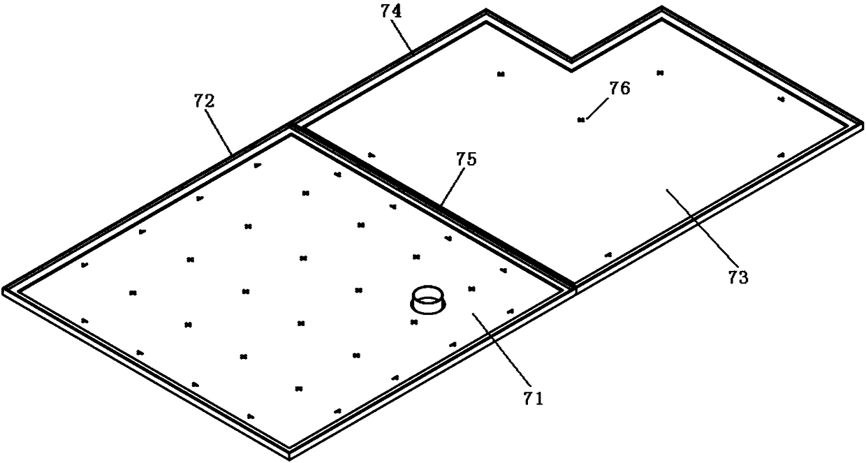 Bathroom frame and assembly method thereof