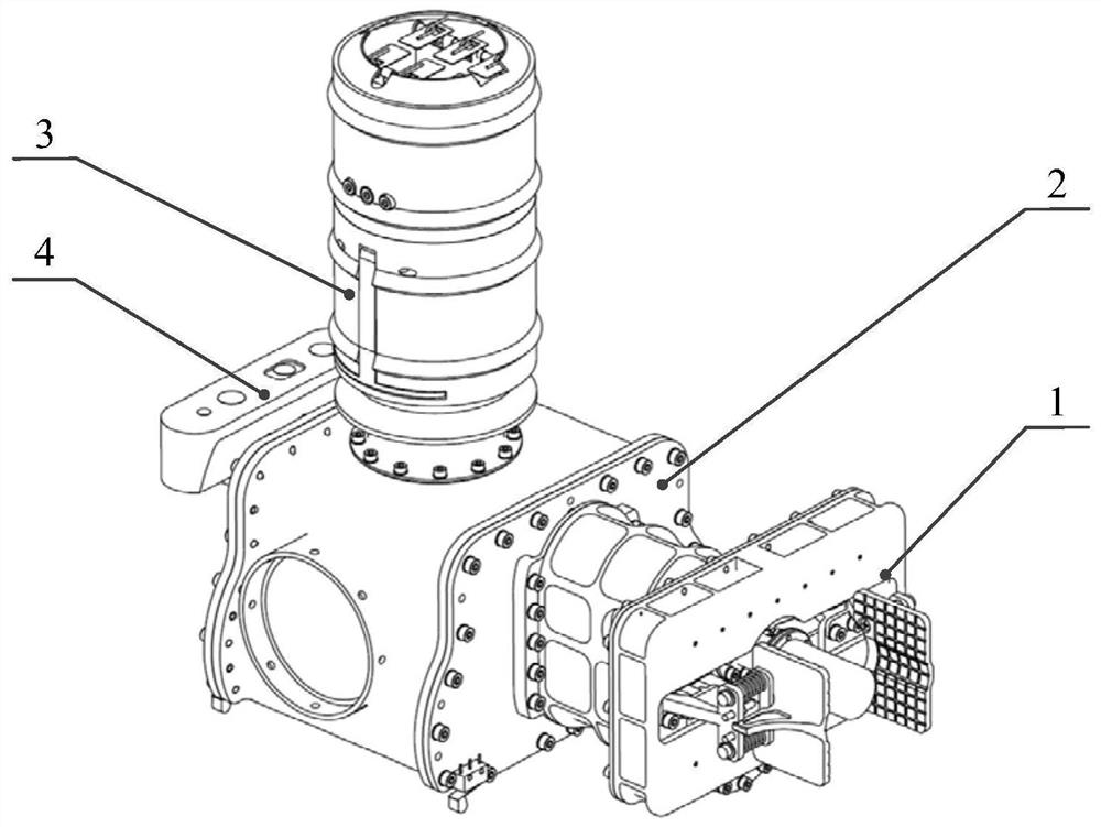 A small celestial body integrated sampler with grinding and clamping functions