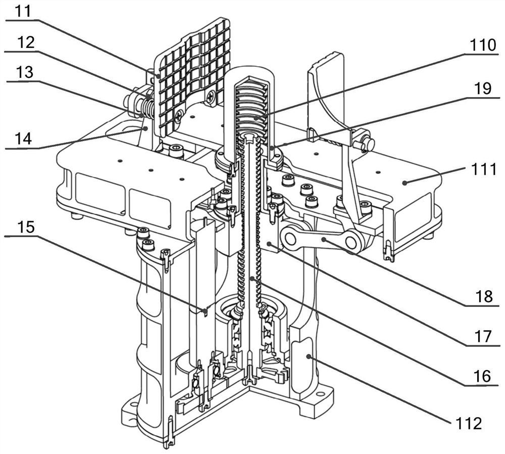 A small celestial body integrated sampler with grinding and clamping functions