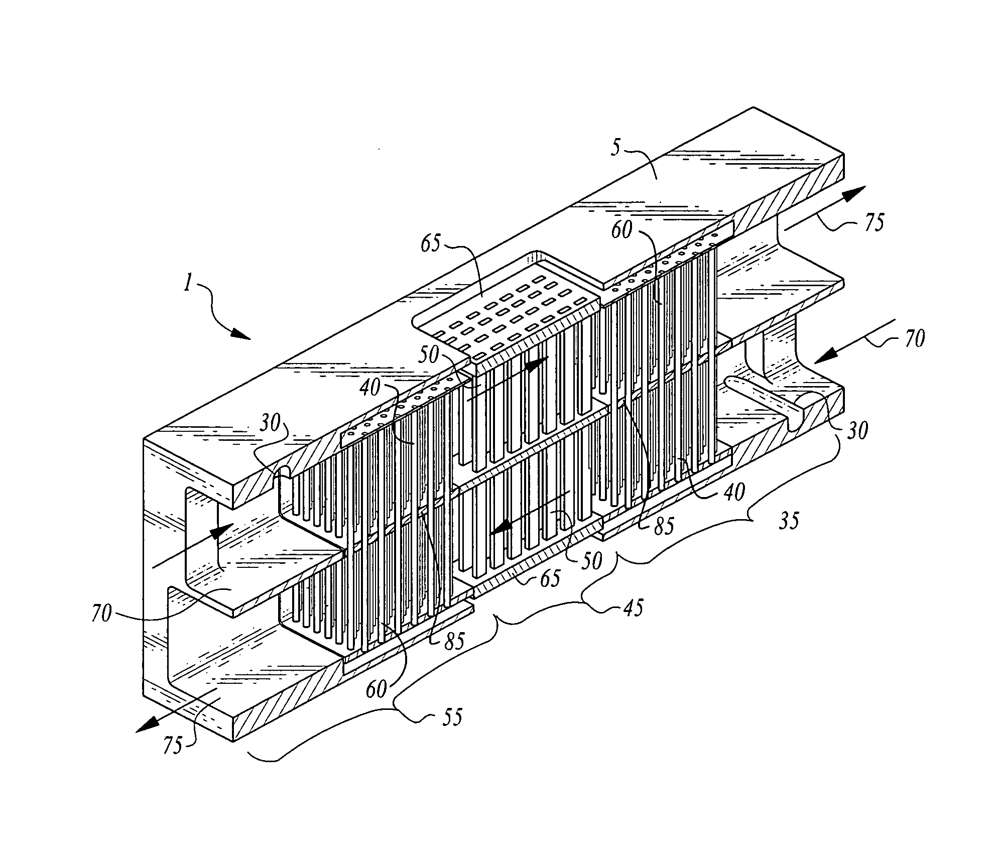 Micro-combustion power system with dual path counter-flow system