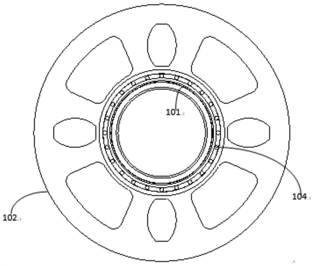 Disc buckle frame