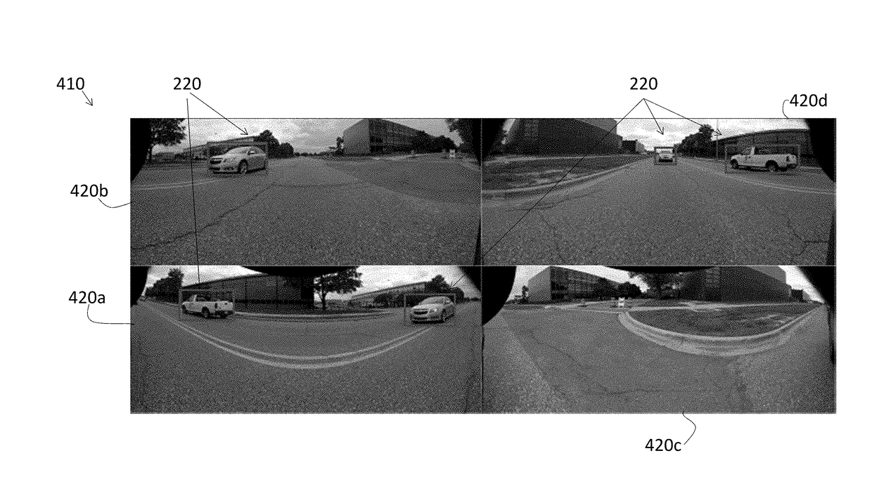 Surround view camera system for object detection and tracking