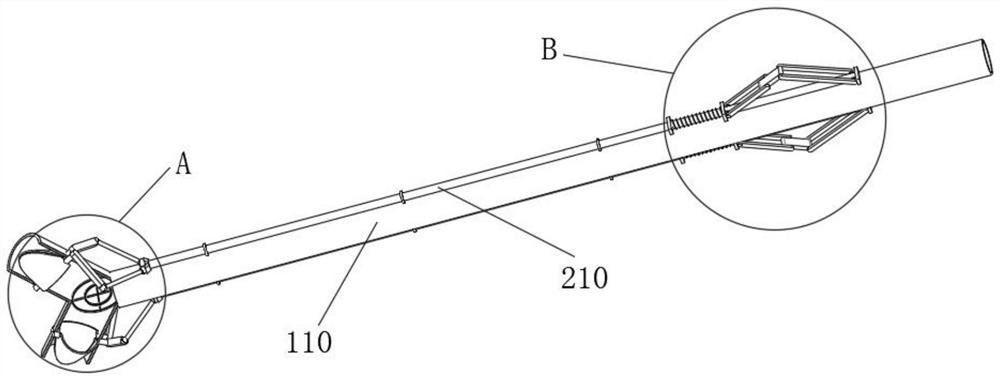 Rapid replanting device for lily planting