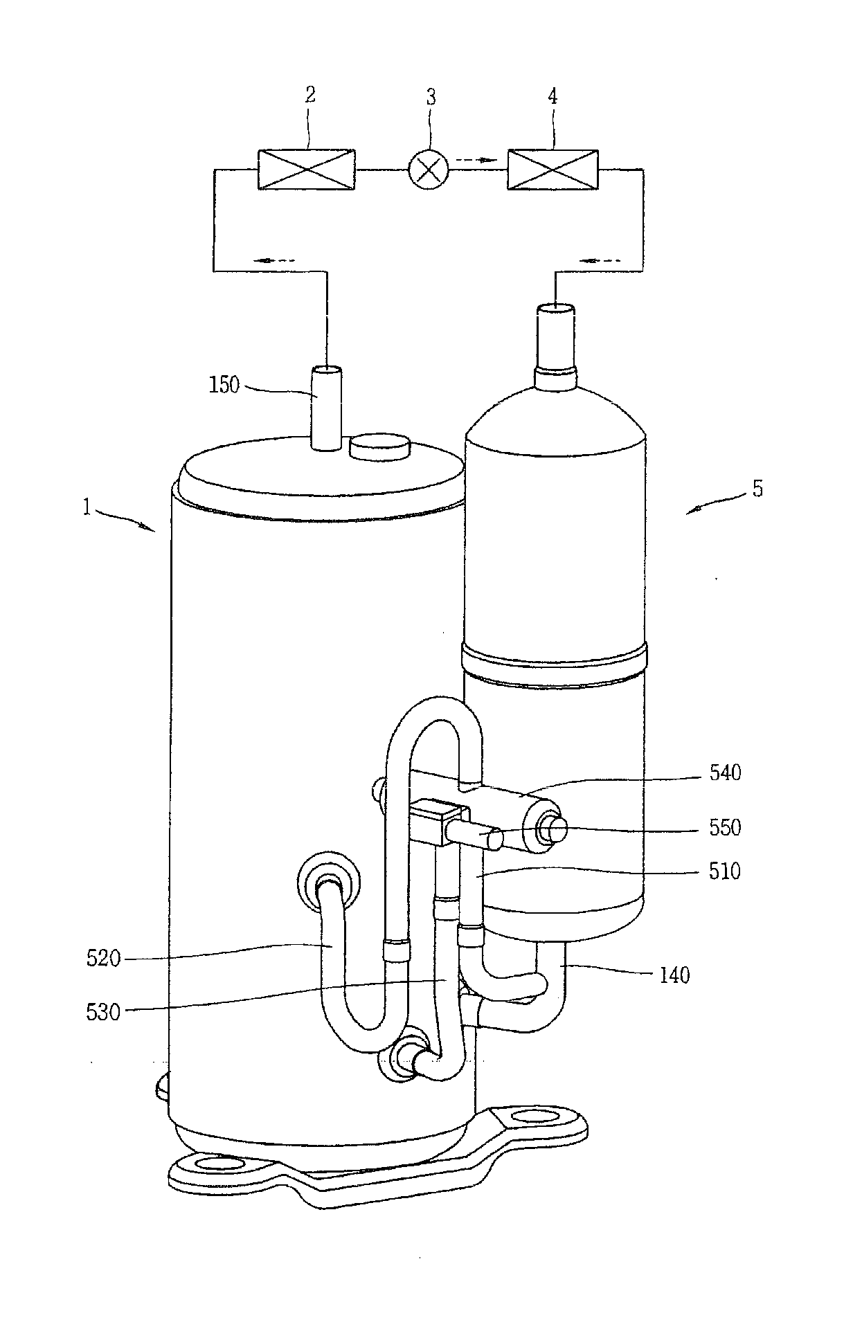 Variable capacity type rotary compressor