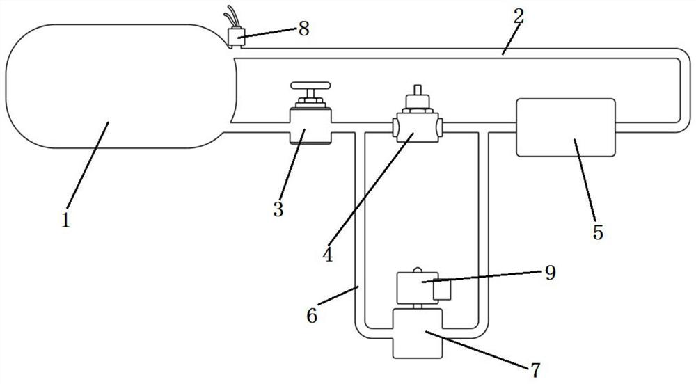 Intelligent pressurization system for liquefied natural gas (LNG) cylinder