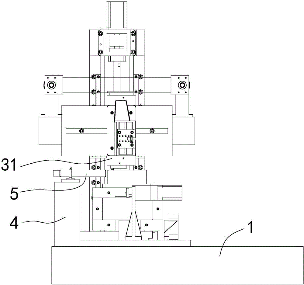 Verticality error measurement method used for orthogonal guide rail platform
