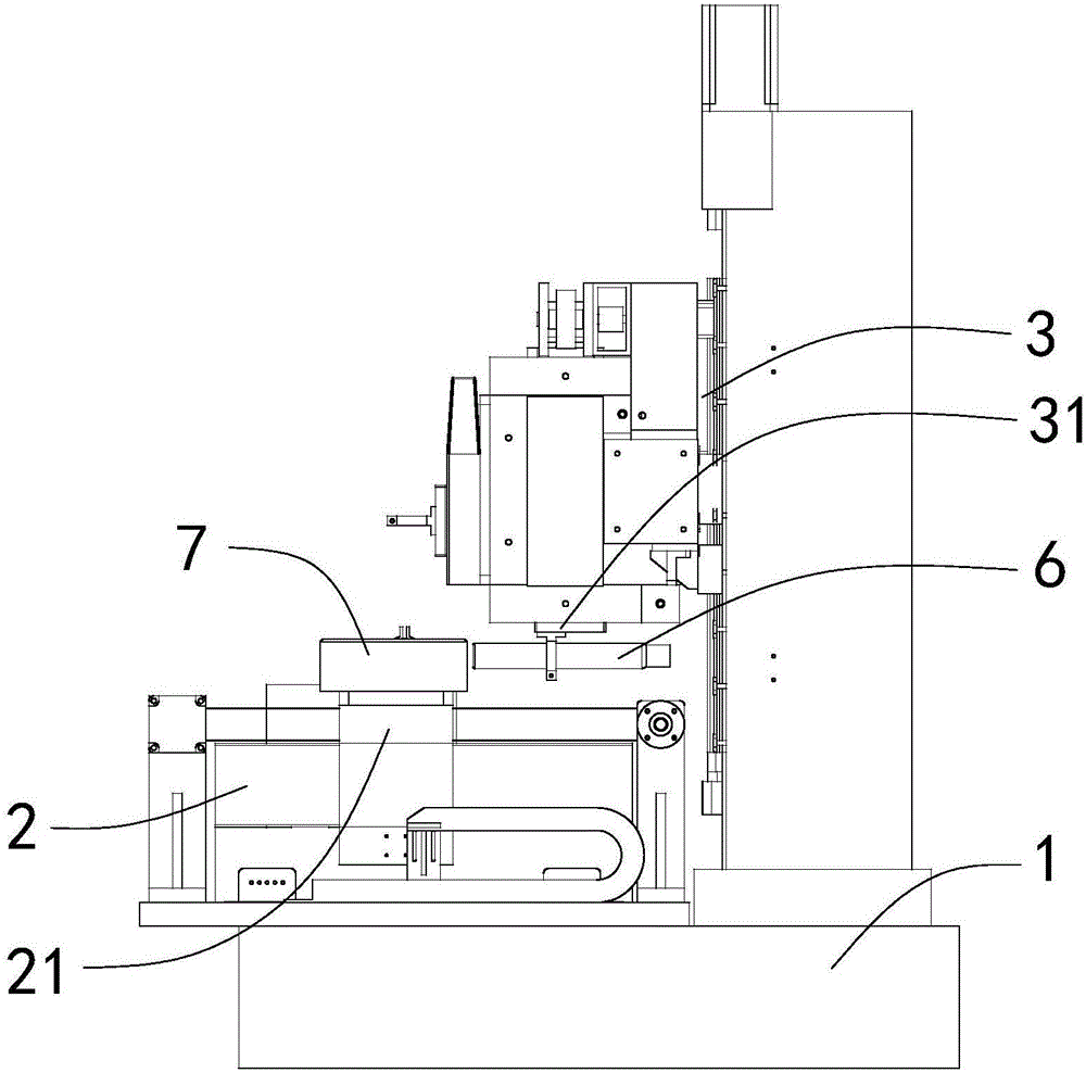 Verticality error measurement method used for orthogonal guide rail platform