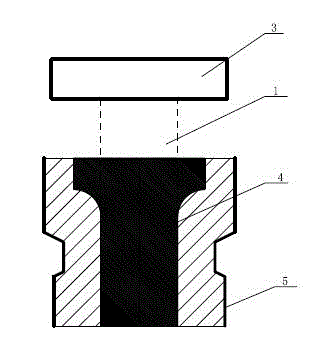Method for forging heating of T-shaped high temperature alloy GH3617M
