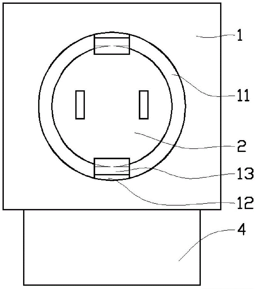 Drawable fixed electric socket