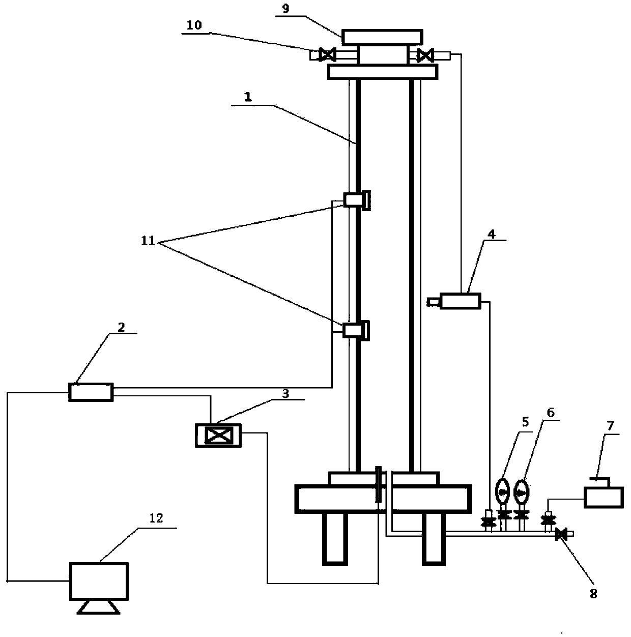 Ignition energy variable completely-transparent pipeline gas explosion experiment platform and method