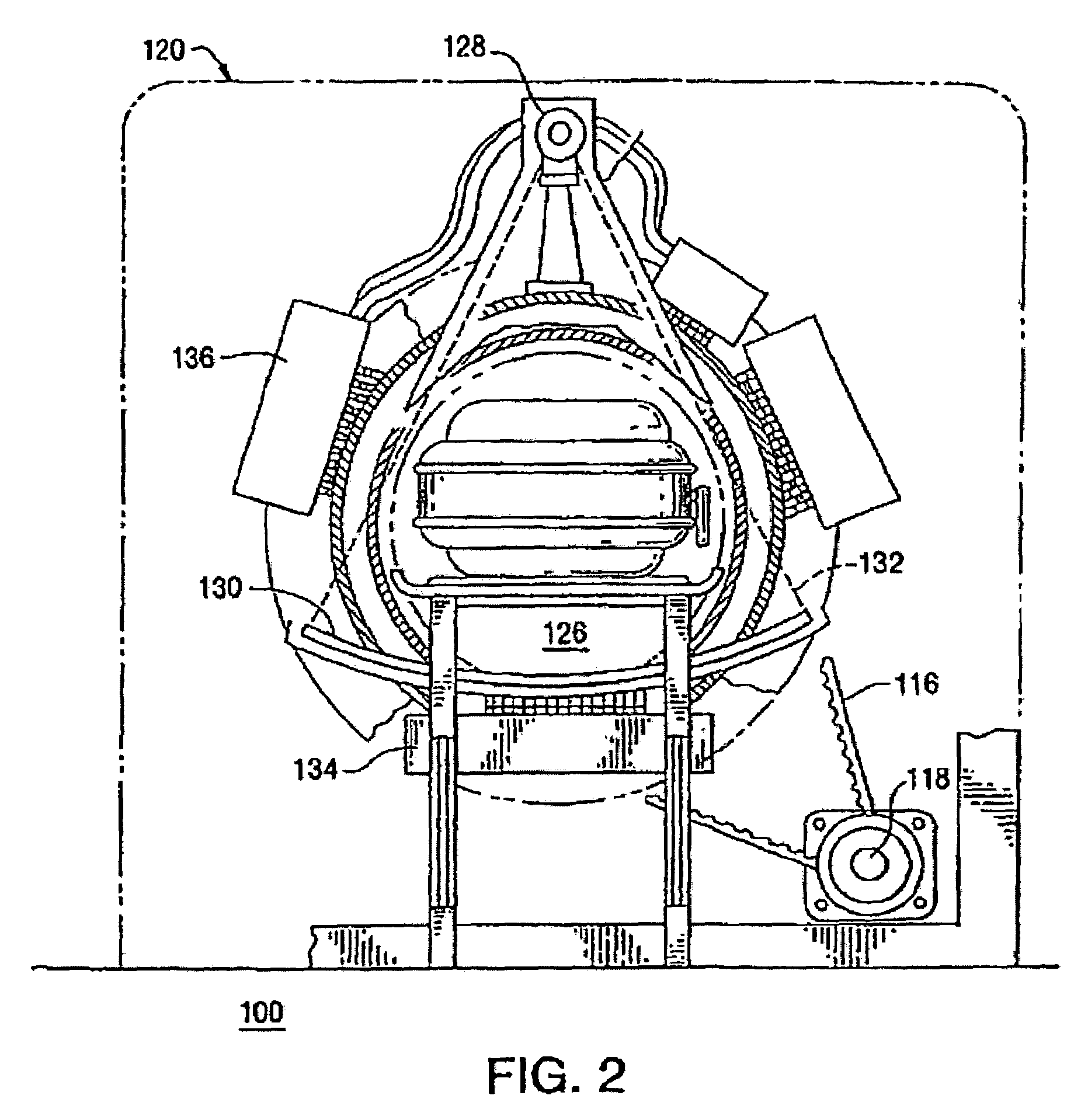 Method of and system for detecting anomalies in projection images generated by computed tomography scanners