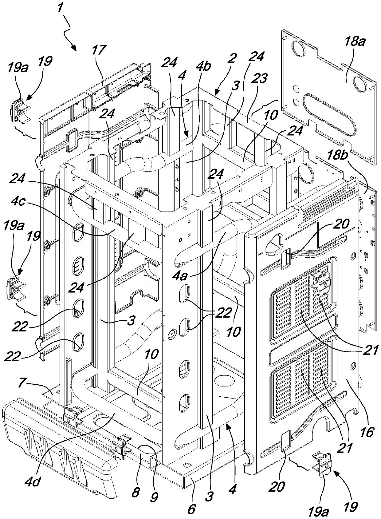 Footings for circular knitting machines for hosiery