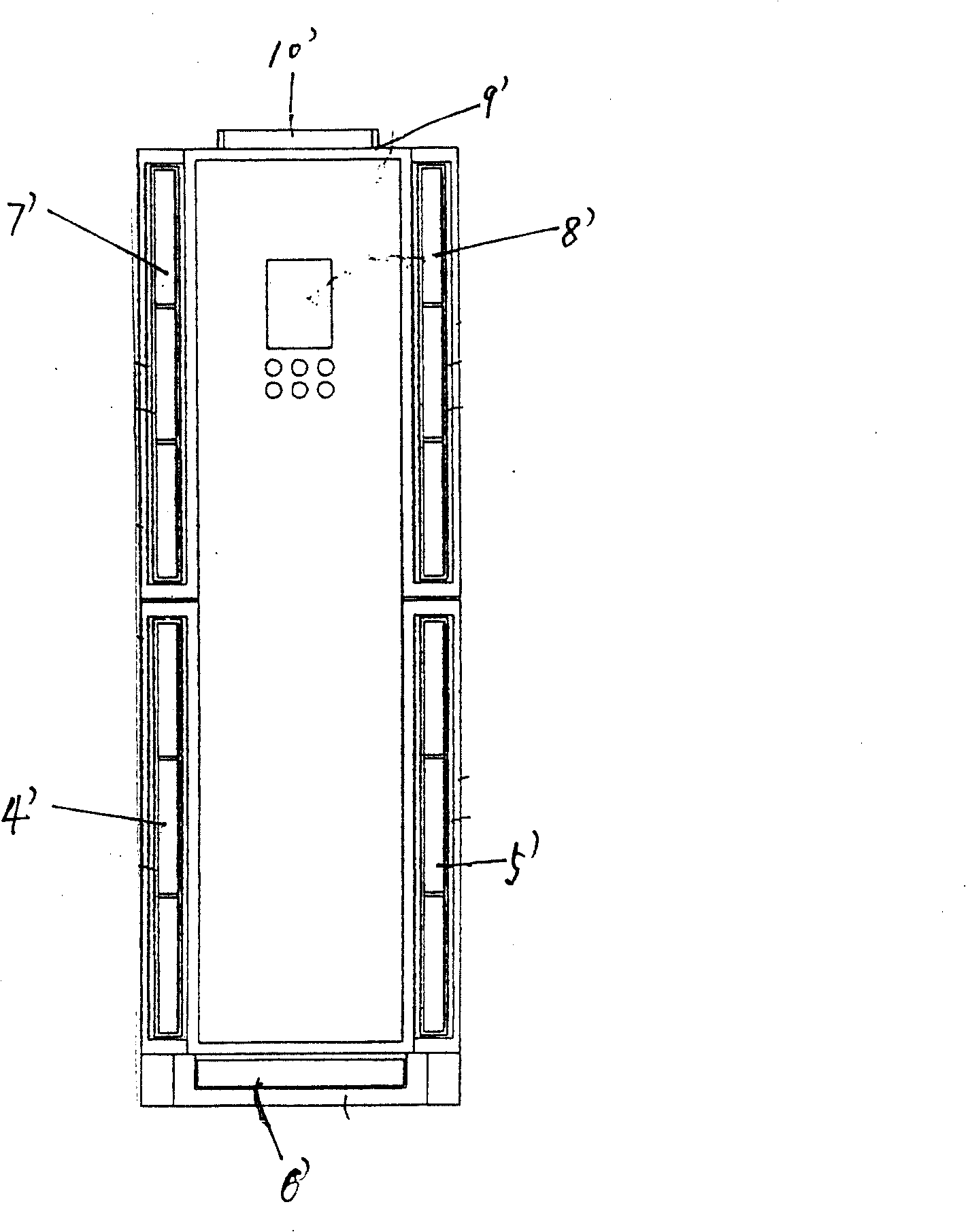 Indoor unit of cabinet type air conditioner