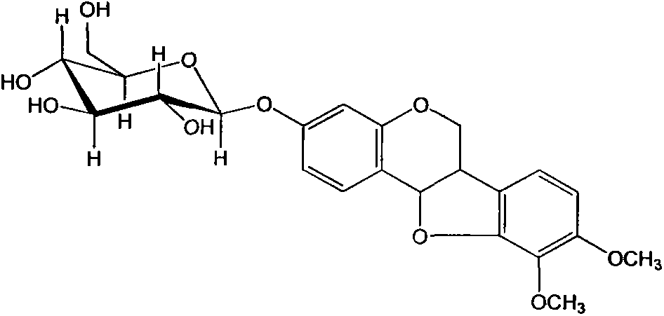 Application of astrapterocarpan in preparation of immunity inhibitor