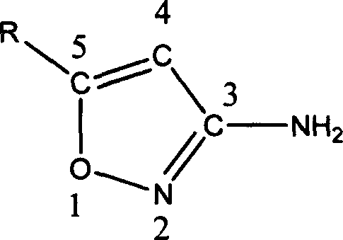 Method for preparing compound of 5-substitution-3-amido isoxazole