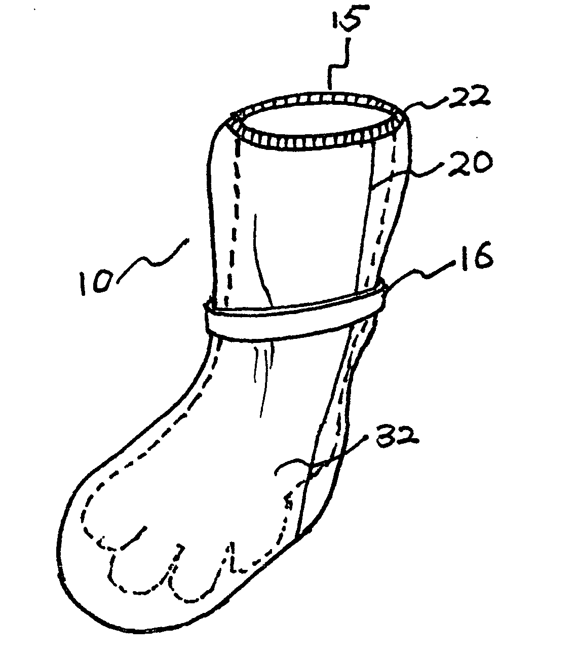 Disposable bootie for pets