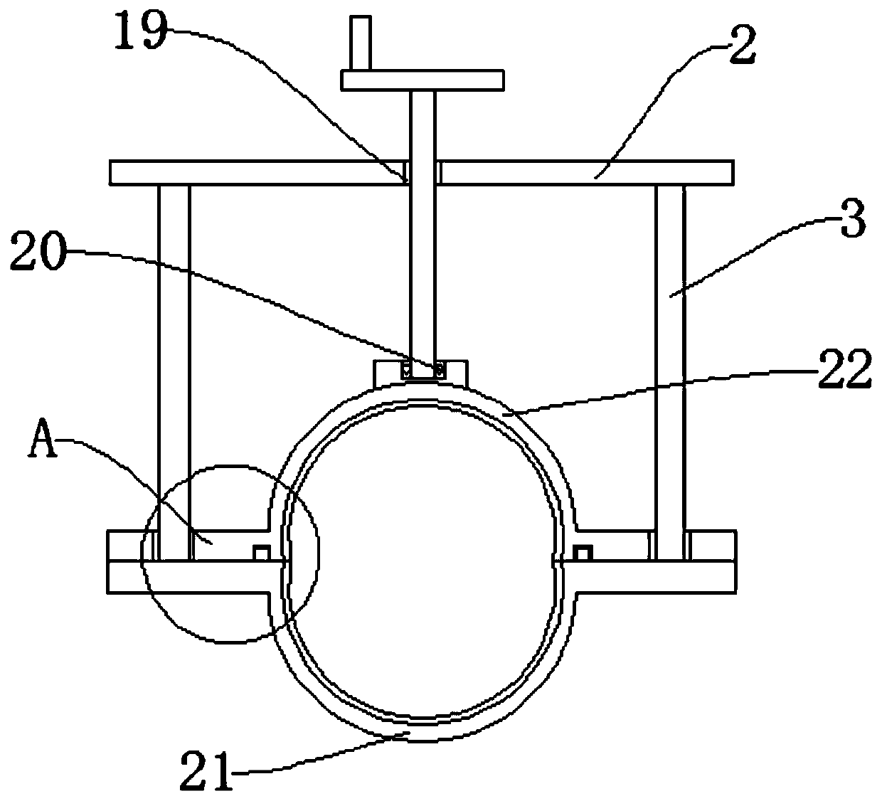 Pipeline fastener convenient to operate and method