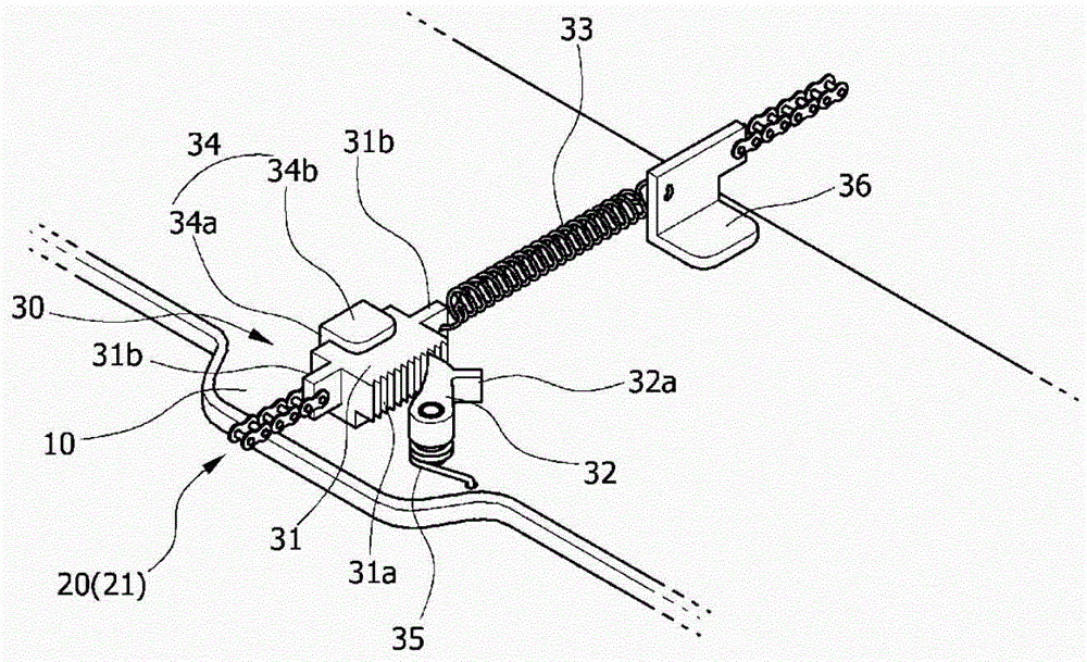 Automatic tension adjustment device for thermotherapy instrument