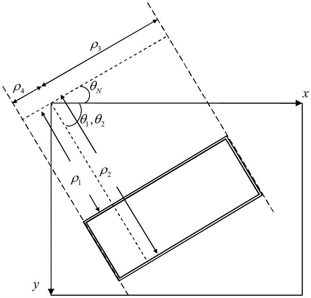 Rectangular seal positioning method and device aiming at certificate image