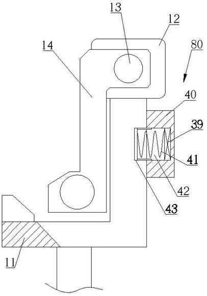 A hexagonal steel bar drawing machine tool