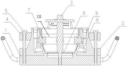 Pouring method for pouring molding of special-shaped coil former