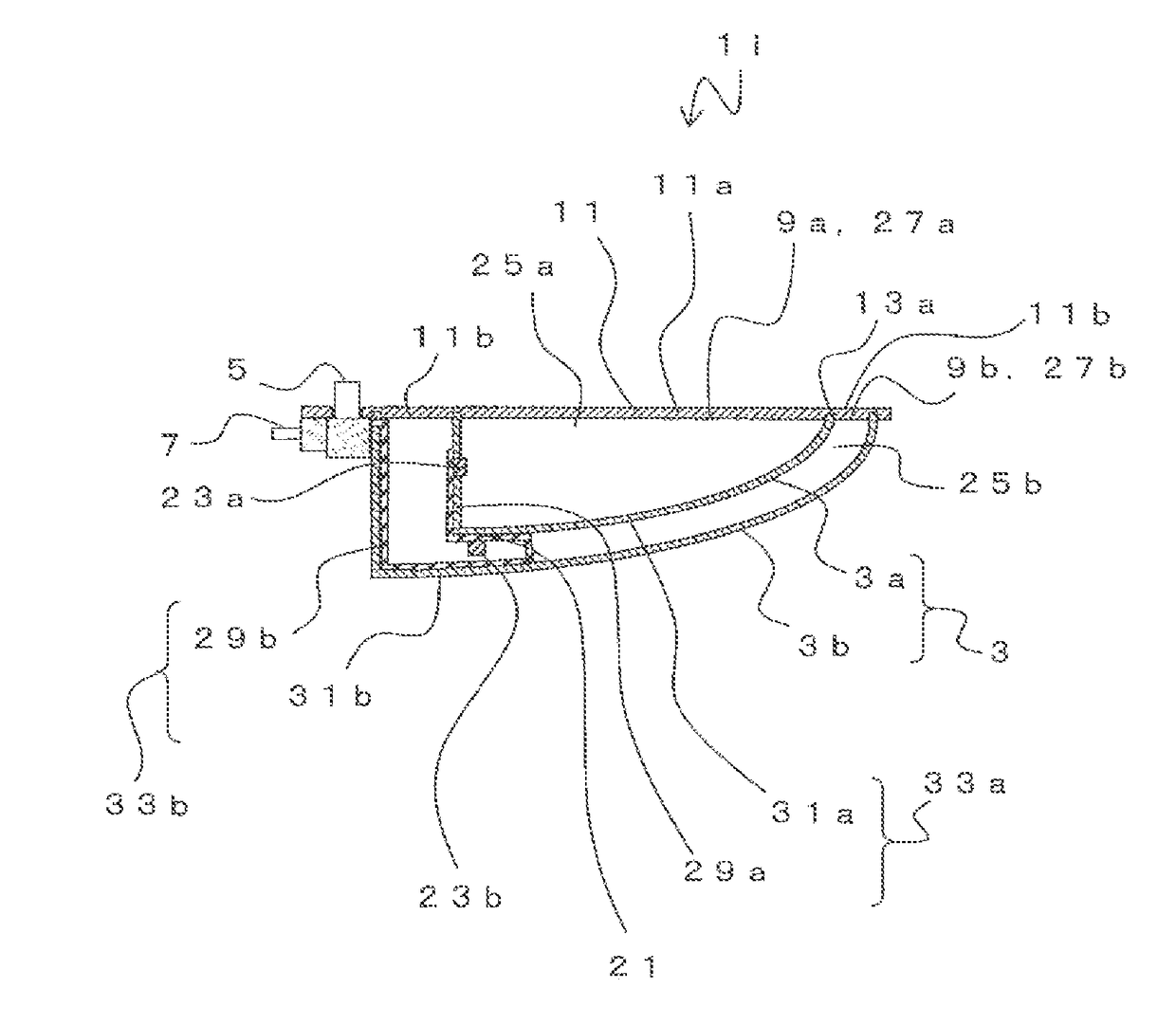 LED lighting device, and method of extracting light using LED lighting device