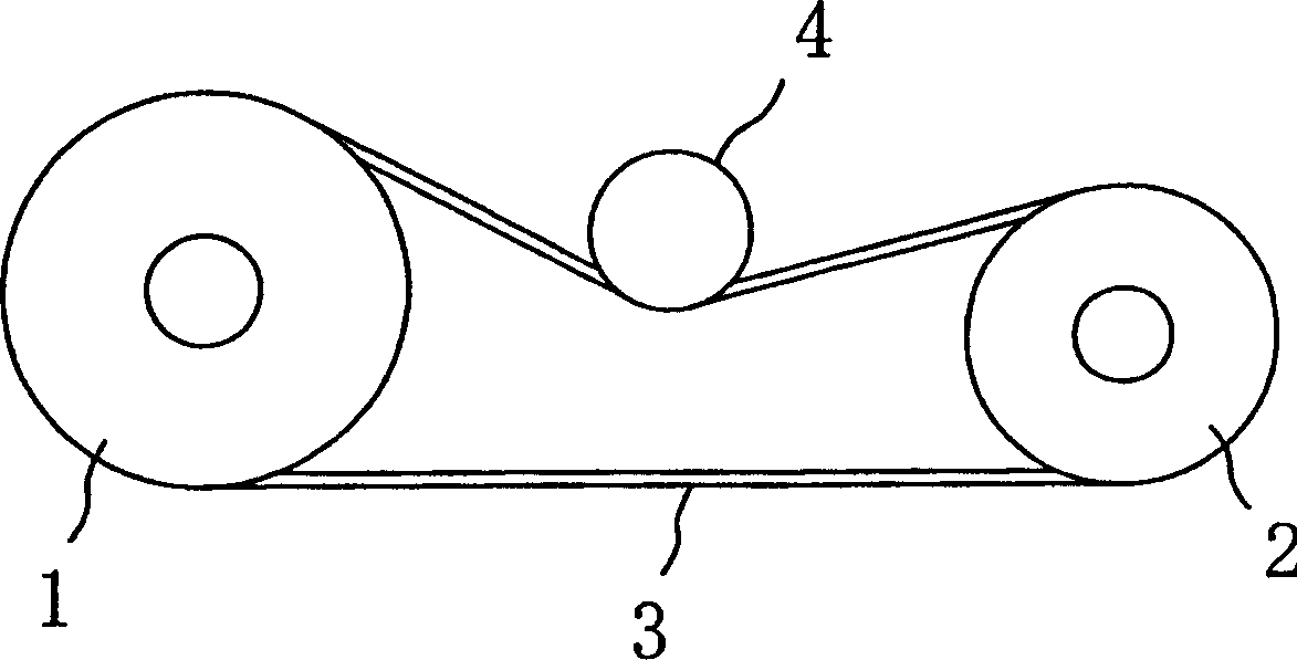 Leather belt wheel for driving belt and belt driving apparatus