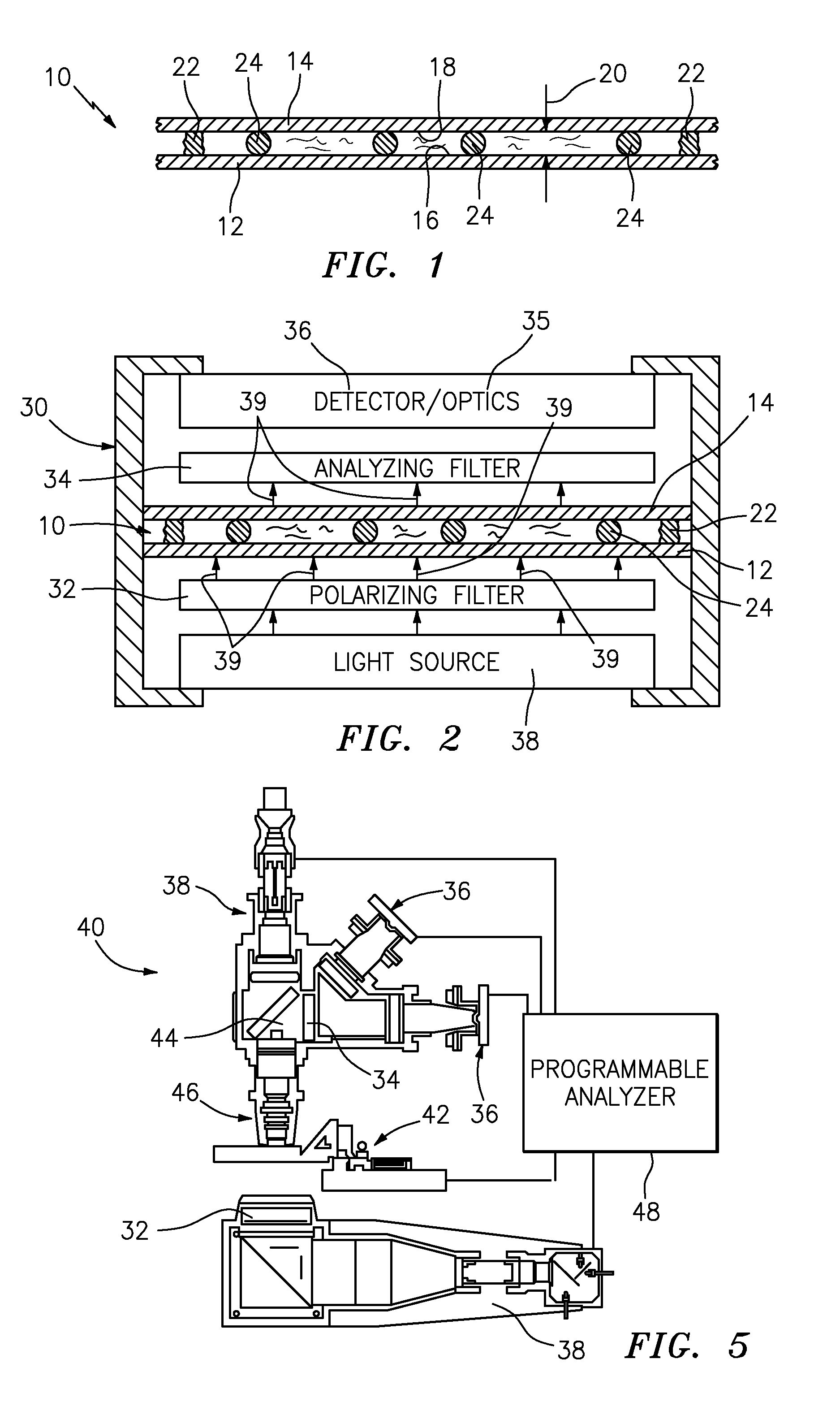 Method and apparatus for detecting the presence of anisotropic crystals and hemozoin producing parasites in liquid blood