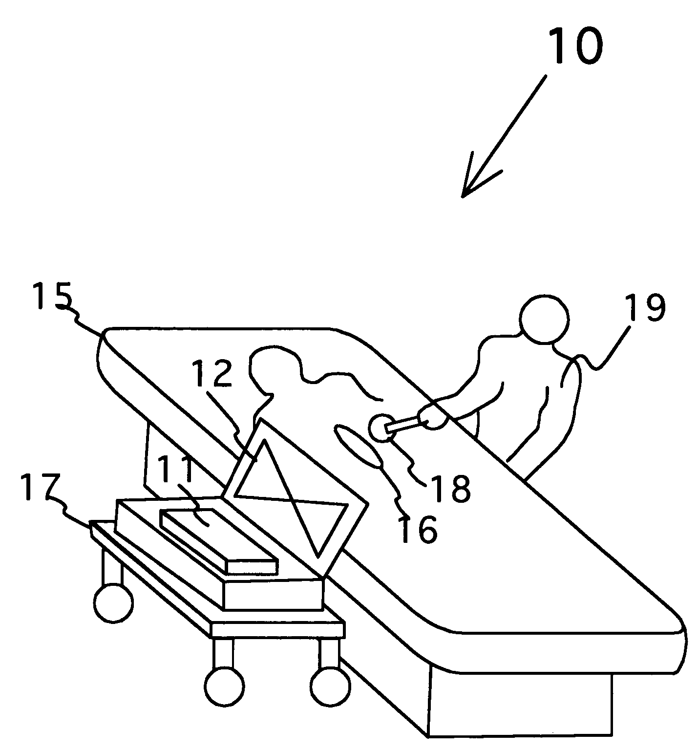 Surgical implement detector utilizing a radio-frequency identification marker