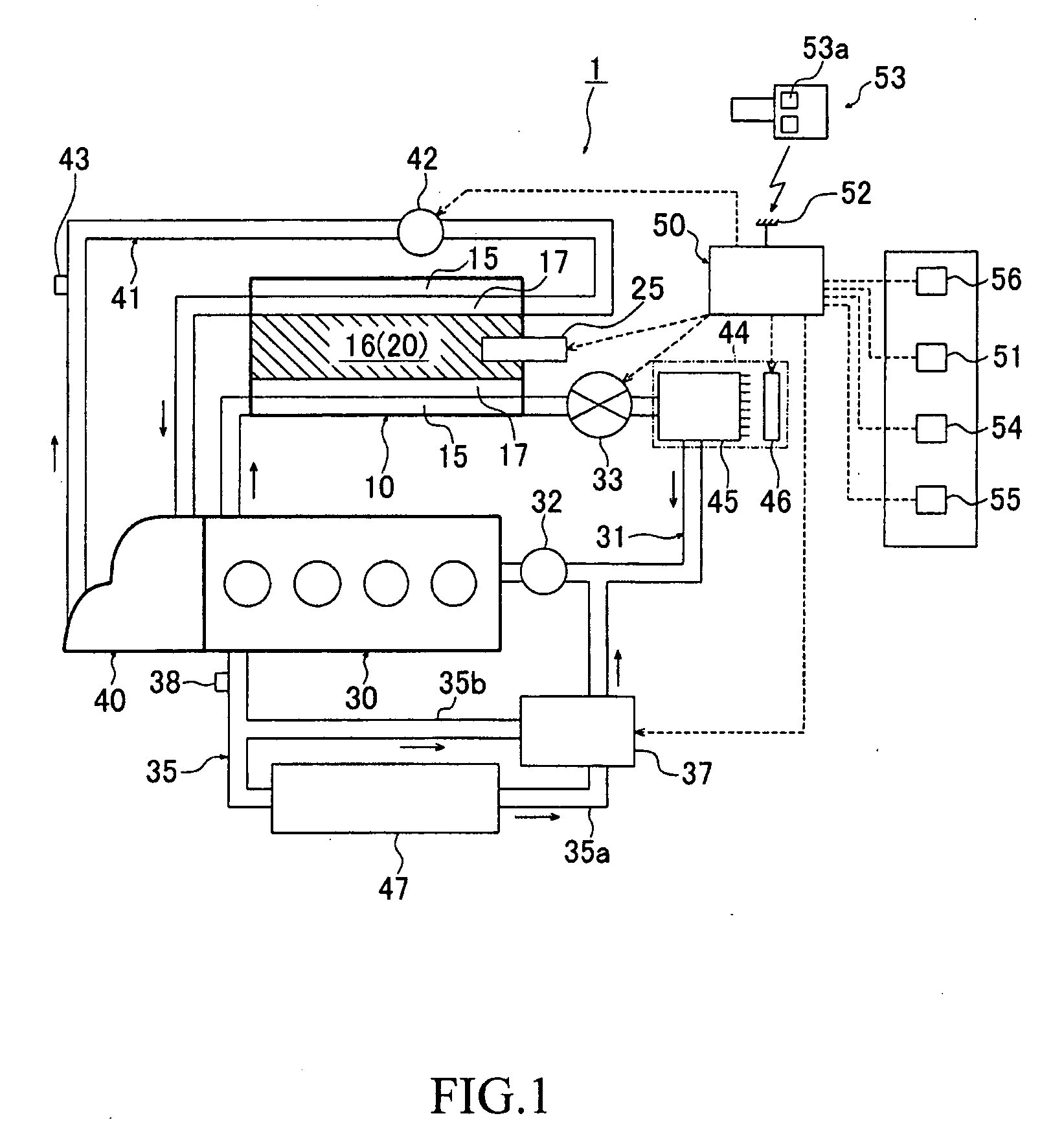 Warming-up system for vehicle