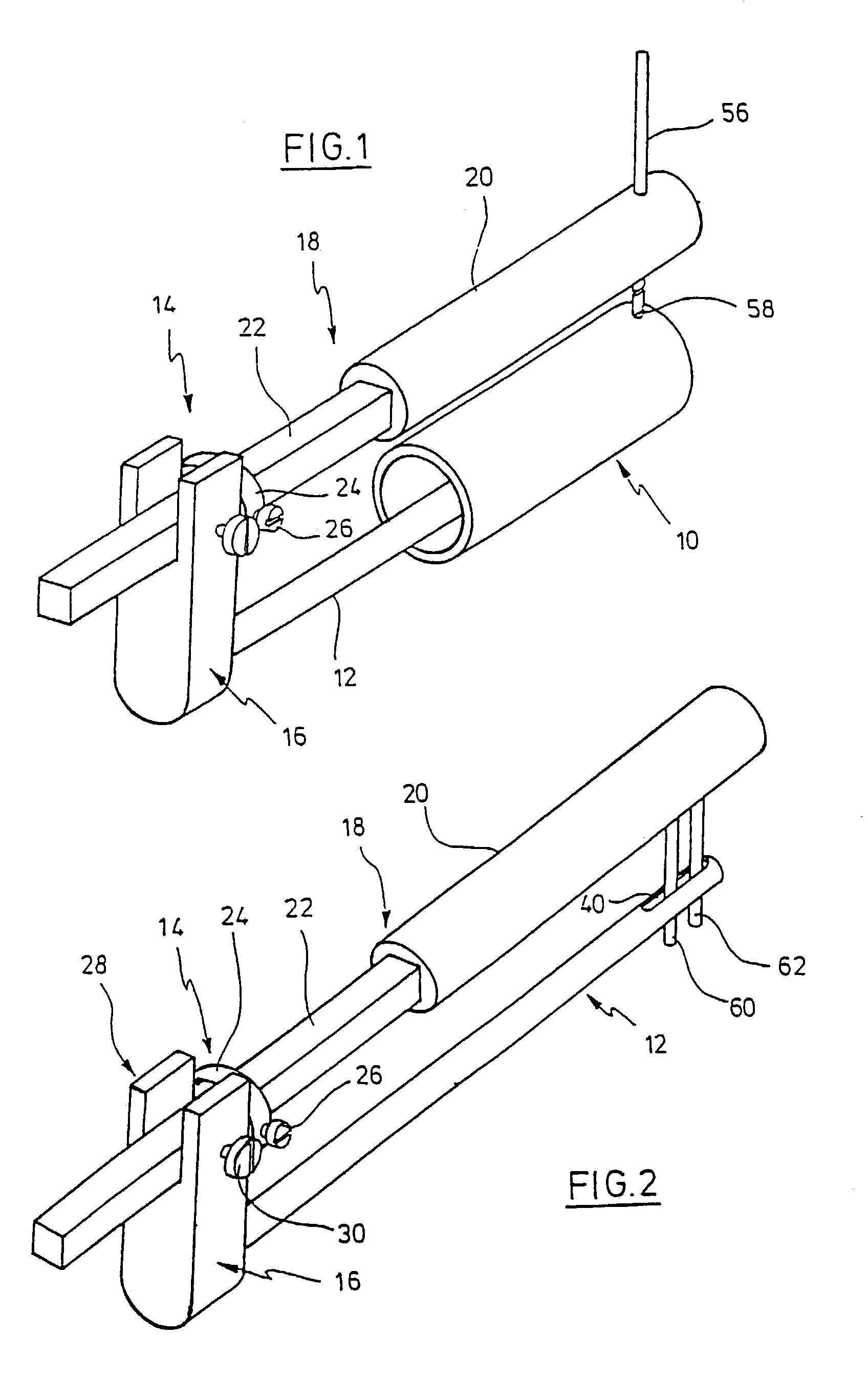 Locking nail and aim-taking apparatus