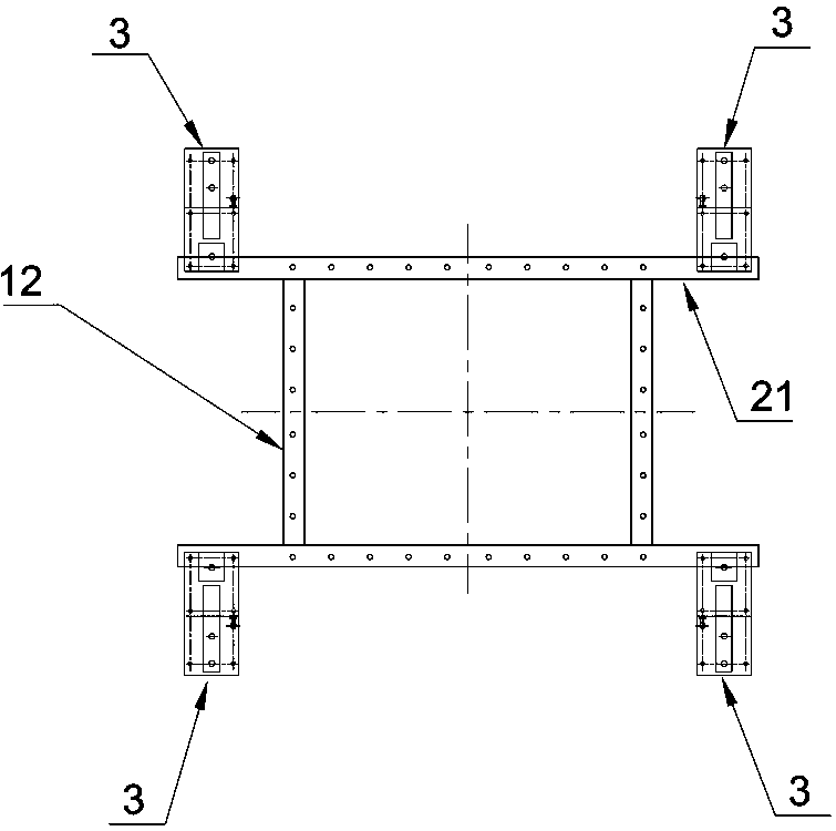 Weighing material level control device of solid particle cooler