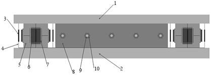 Assembly type stiff concrete shear wall structure with embedded connecting steel plate and manufacturing method thereof