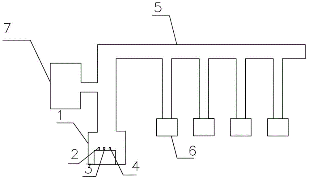 Wireless monitoring system of spinning frames