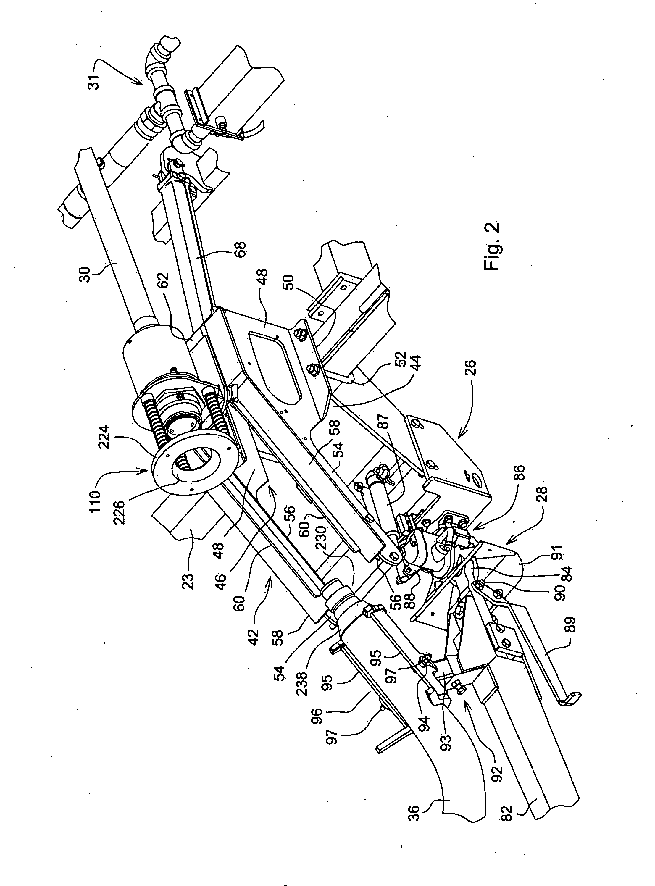 Hitch and coupling arrangement for automatically effecting towing hitch and fluid quick-coupler connections between a nurse tank wagon and an nh3 applicator implement