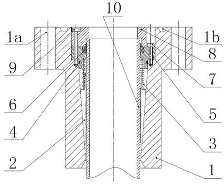 Resetting method of wellhead device for uncontrolled blowout