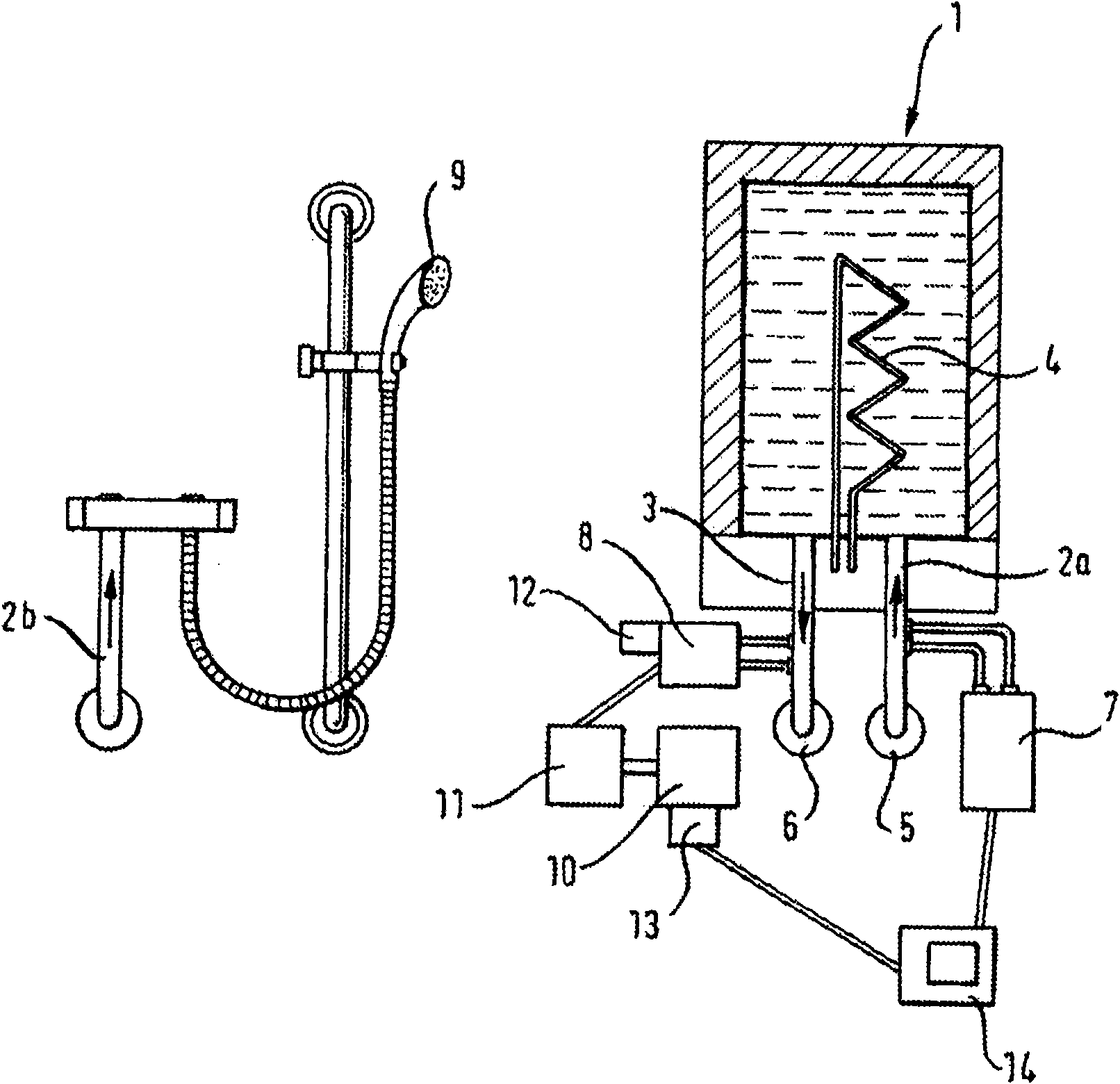 Hot water unit